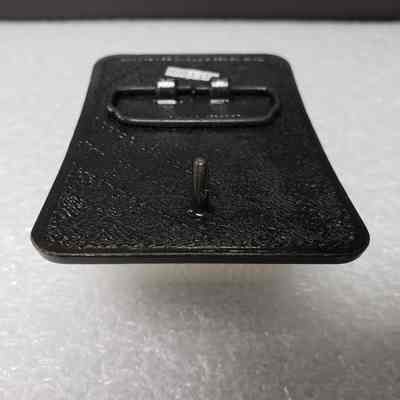 [Belt Buckle] Badger Drilling Ltd., Antique-Bronze - Hook: Close-up view of the hook.