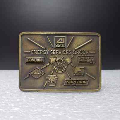 [Belt Buckle] Cooper Energy Service Group, Antique-Bronze