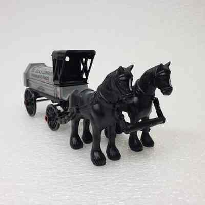 [Model] Texaco, Horse and Tanker 1900s, ERTL Nostalgic Collection #8, Die-cast Money Bank, 1991