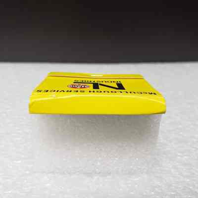 [Matchbook] McCullough Services/NL Industries, Yellow - Saddle: View of saddle