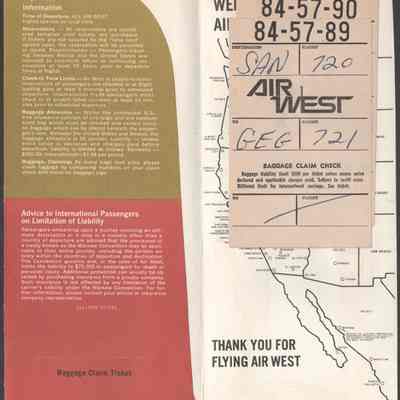 Scan of Interior with Stapled Tickets