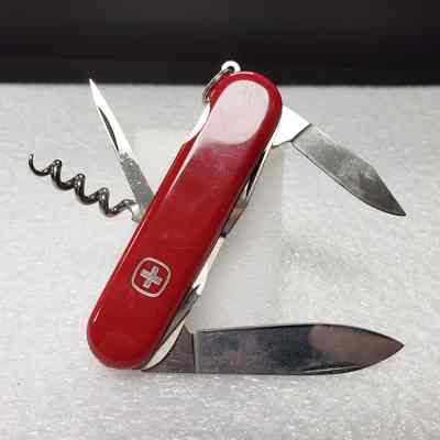 [Pocket Knife] Shell Oil, Wenger, Red