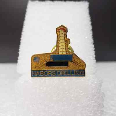 [Pin] Nabors Drilling, Rig, Gold Blue Black Red