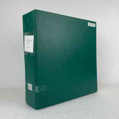 [Sticker Album] Binder, Green, Assorted Oilfield Stickers, F-M