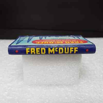 [Matchbook] Fred McDuff, 40-strike, Blue Red Yellow - Saddle: View of saddle