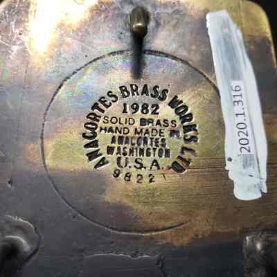 Makers mark, back