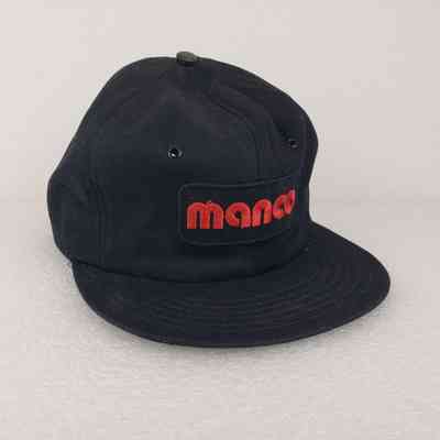 [Cap] Manco, Embroidered Patch, Padded Fabric Black [Devil's Dust - Degraded Foam Removal]
