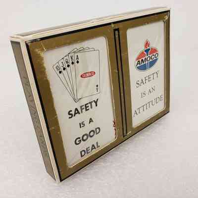 Angled View of Playing Cards, In Box