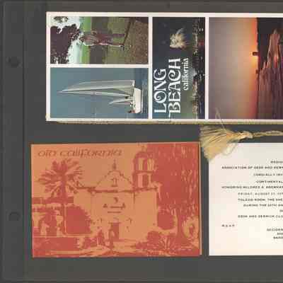 Scan of Scrapbook Page In Situ