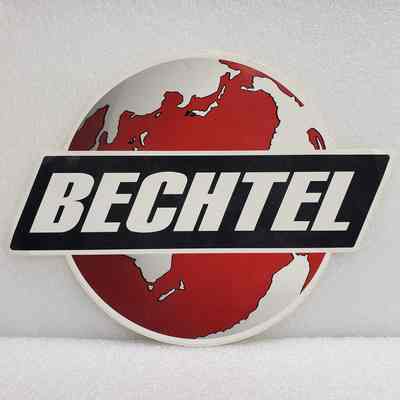 [Sticker] Bechtel, Round-Custom Red Black White