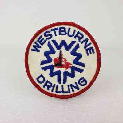 [Patch] Westburne Drilling Ltd., Embroidered, Medium-Sized, Round, Blue White Red