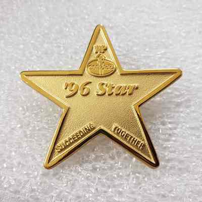 [Pin] AMOCO, "VIP, 1996 Star, Succeeding Together", Large, Metal Gold