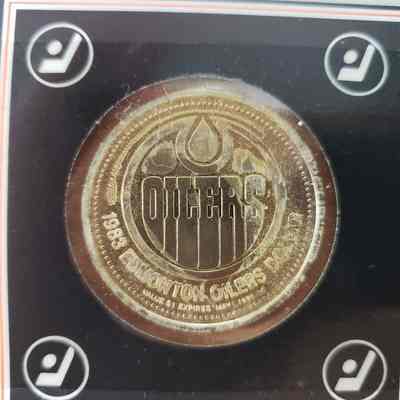 [Coin] 12 Dave Hunter/Edmonton Oilers, Hockey Dollars, 1983, In Packaging - Close-Up: Close-up, tails