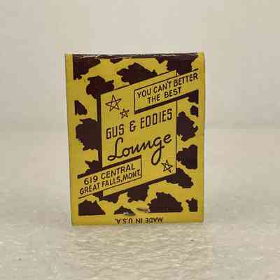 View of Matchbook, Back