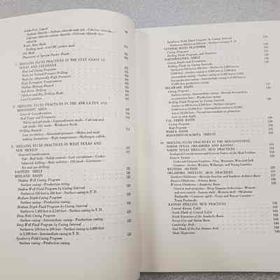 [Book] Principles of Drilling Fluid Control, 12th Ed. 1969 - Contents 4-5: View of thr contents, pages 4-5