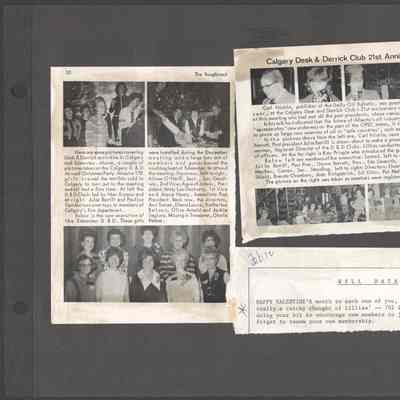 Scan of Scrapbook Page In Situ