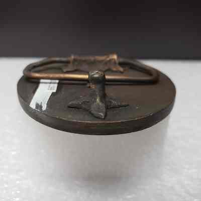 [Belt Buckle] Bill Jenkins Enterprises Ltd., Copper Turquoise - Hook: Close-up view of the hook.