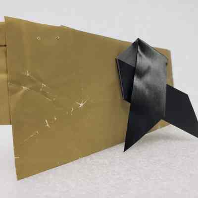 Angled View of Wrapping with Bow