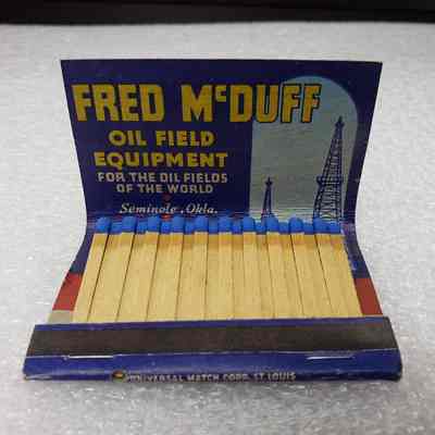[Matchbook] Fred McDuff, 40-strike, Blue Red Yellow - Interior: View of interior