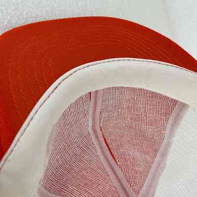 Close-Up of Interior. Sweatband and Mesh behind Crown