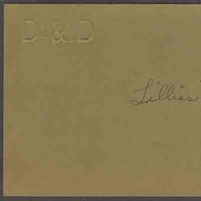 Scan of Invitation, Front