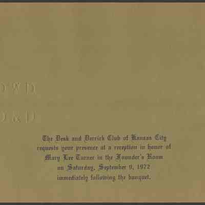 Scan of Invitation, Interior