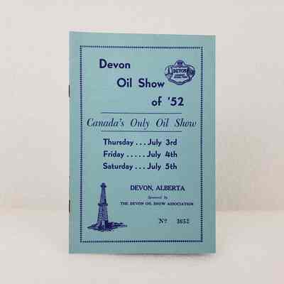 [Programme] "Devon Oil Show of '52", No. 3652