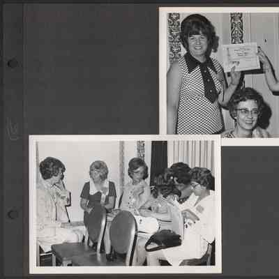 Scan of Scrapbook Page In Situ