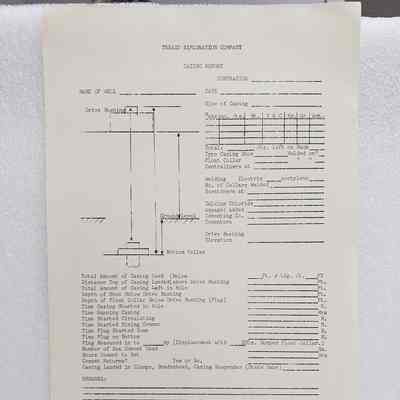 Texaco Casing Report: 2024.15.1.25