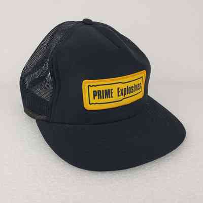 [Cap] Prime Explosives, Padded Crown Black, Mesh Body Black