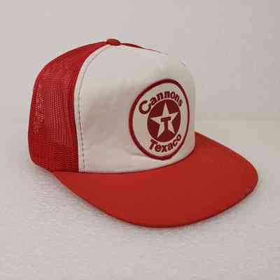 [Cap] Cannons Texaco, Patch, Padded Crown White, Mesh Body Red