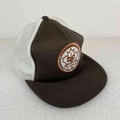 [Cap] DOC Services Ltd., Downhole Oilfield Completion, Embroidered Patch, Padded Corwn Brown, Mesh Body White