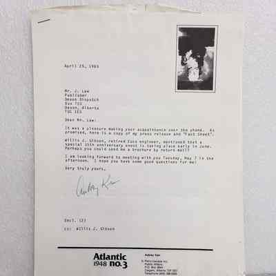 Letter with Attached Printouts and Newspaper Photocopy: 2024.16.1.19