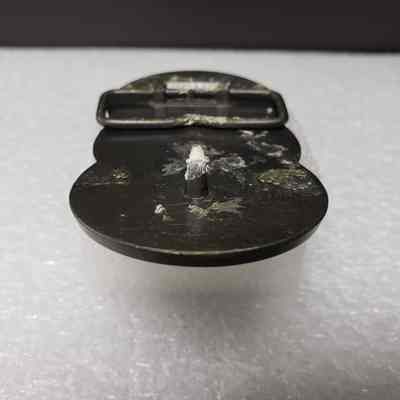 [Belt Buckle] Baroid, Tri-Circle Antique-Bronze - Hook: Close-up view of the hook.