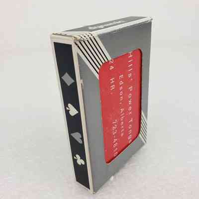 Angled View of Playing Cards In Box