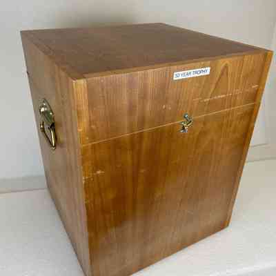 Angled View of Wooden Box