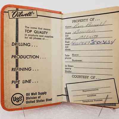 View of Planner, Front Interior Pages