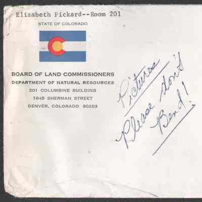 Scan of Envelope Front
