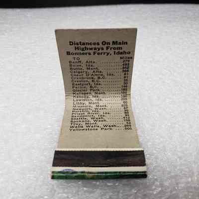 [Matchbook] Ace of Clubs, 20-strike, Green Yellow Blue - Interior: View of interior