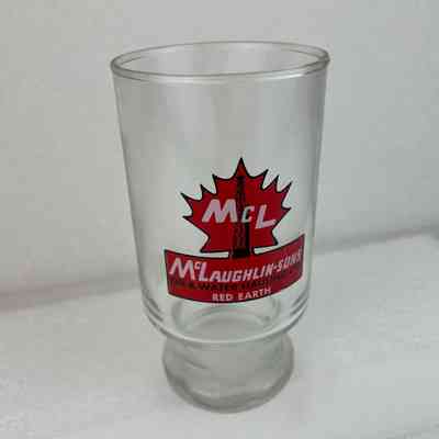 [Drinking Glass] McLaughlin-Sons Oil & Water Hauling Ltd., Red Earth, Glass, Red