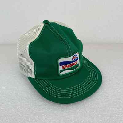 [Cap] Engo, Esso, Embroidered Patch, Padded Crown Green, Mesh Body White [Devil's Dust]