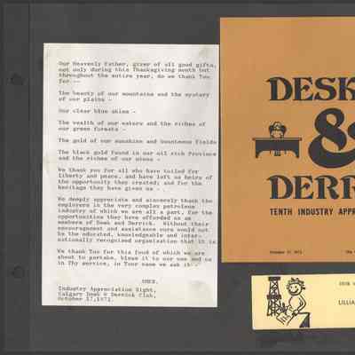 Scan of Scrapbook Page In Situ