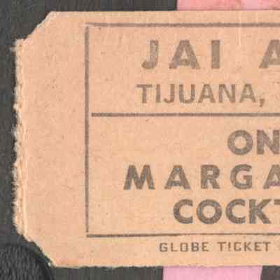 Scan of ticket