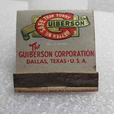 Matchbook, Front Cover