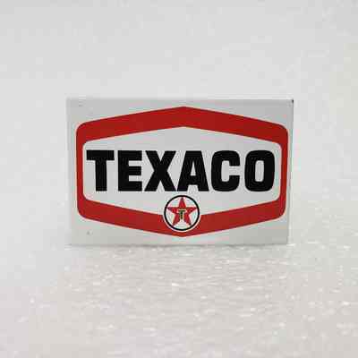 *[Magnet] Texaco, Hexagonal Logo, Red Black White