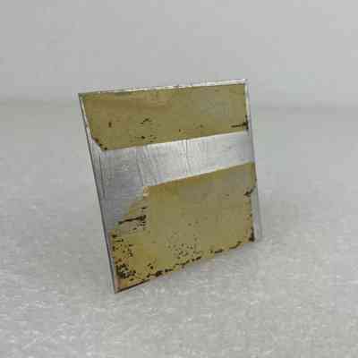 View of Metal Plate, Back