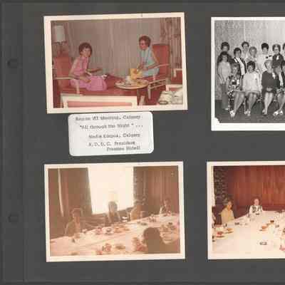 Scan of Scrapbook Page In Situ