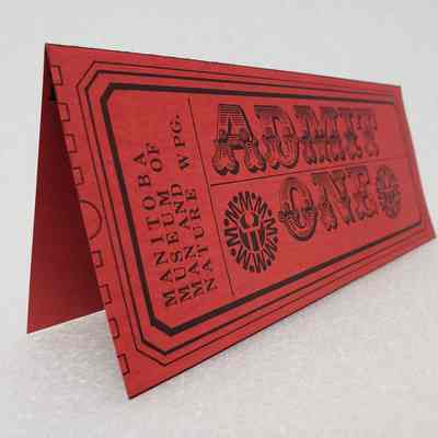 Admission Pass, Angled View
