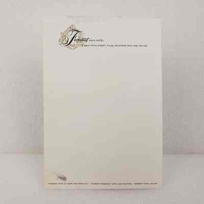 [Letter Paper] Fairmont Mayo Hotel, Tulsa Oklahoma, Association of Desk and Derrick Clubs, Tulsa Oklahoma, September, 1972