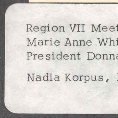 Scan of Accompanying Adhesive Label